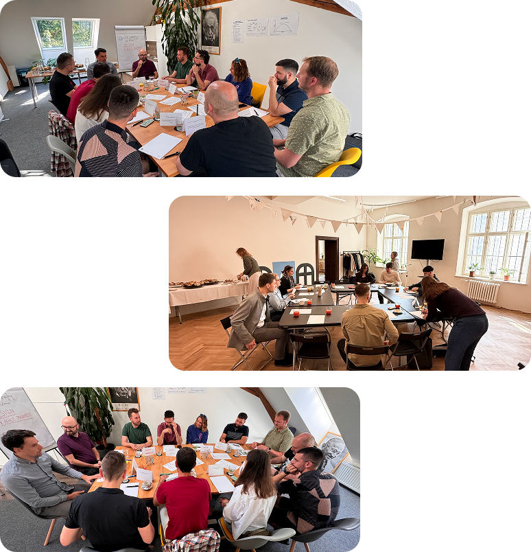 Participants during Mastermind meetings