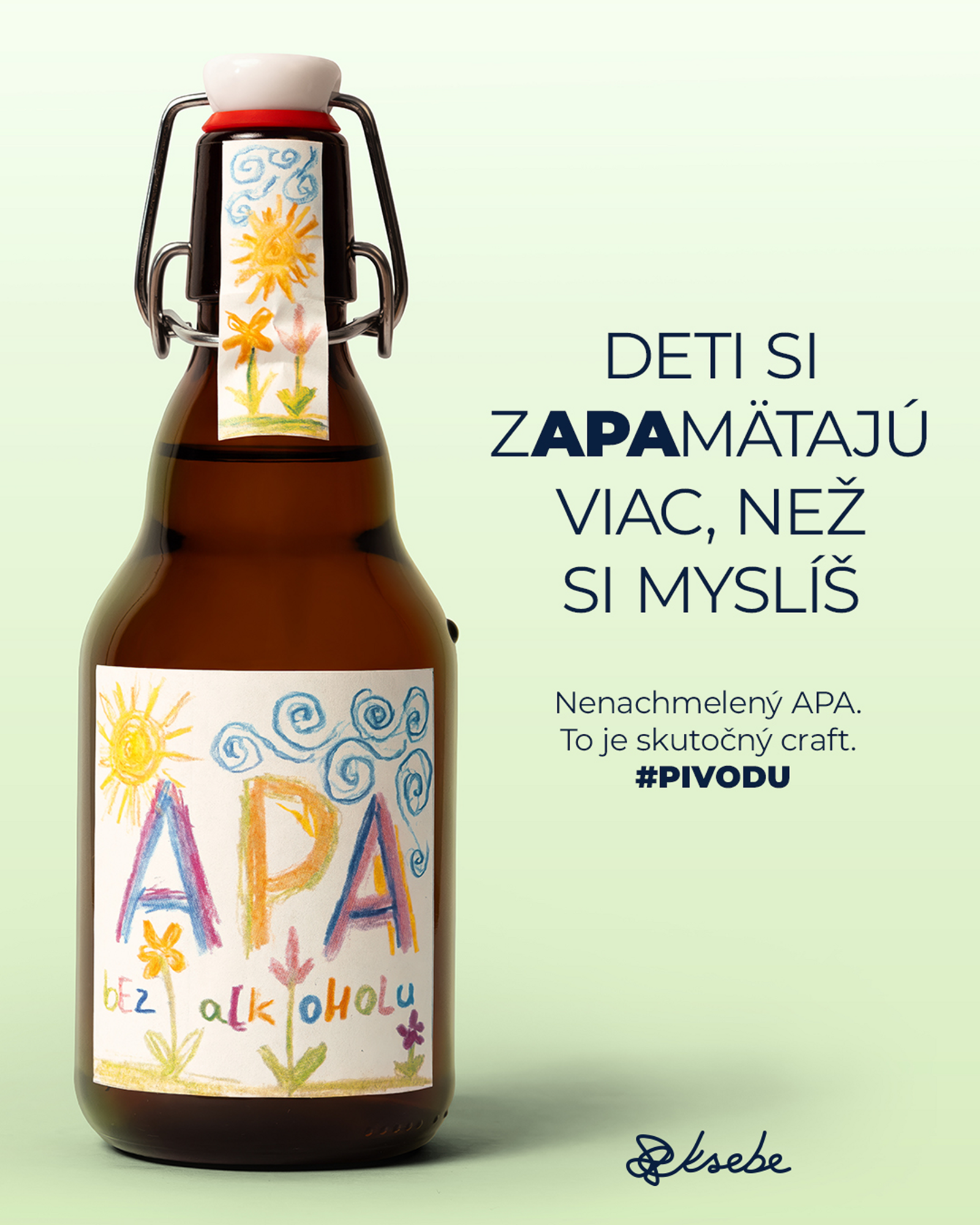 Key visual of the APA campaign without alcohol