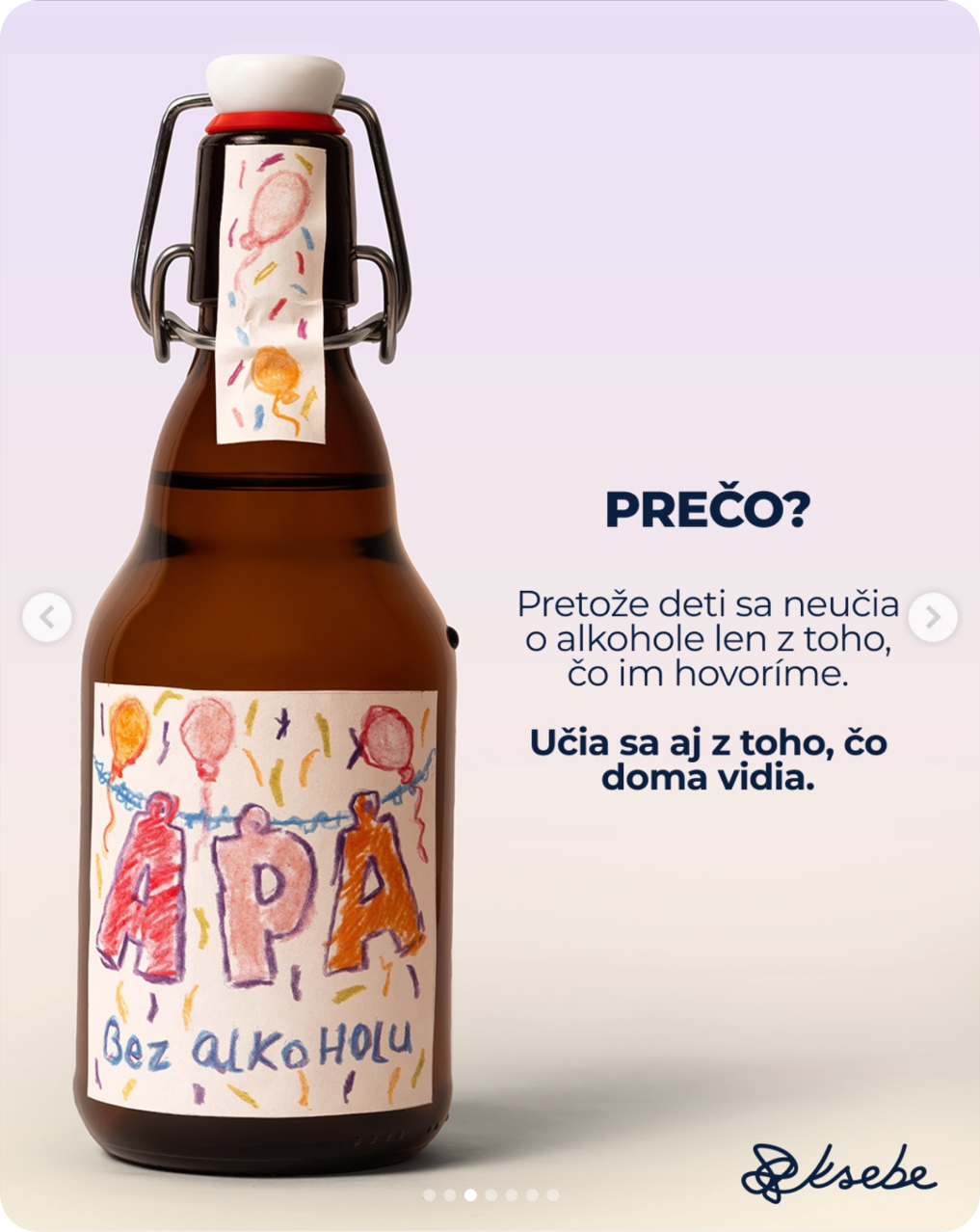 Social visual of the APA without alcohol campaign 2