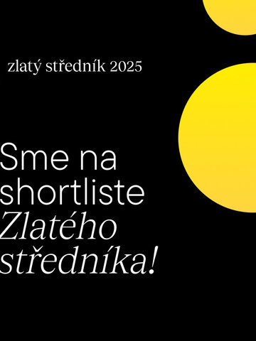 ui42 on the shortlist for Zlatý středník in the category Launch, Relaunch, Rebranding