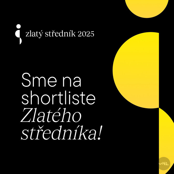 ui42 on the shortlist for Zlatý středník in the category Launch, Relaunch, Rebranding