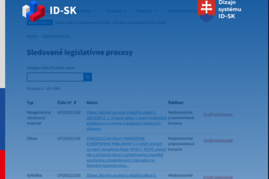 ID-SK: Redesign of web portals and services