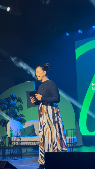 Daniela Maruskova, moderator of Upterdam